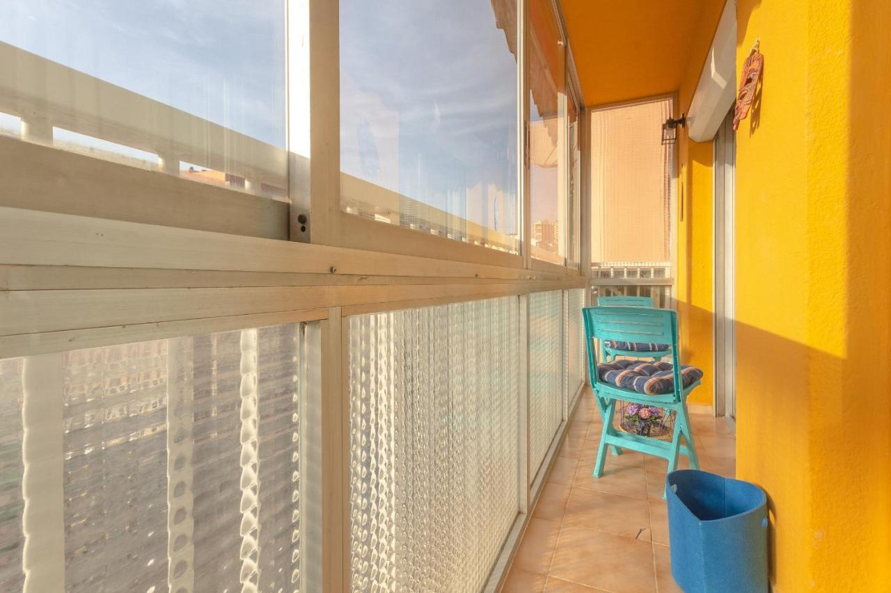 Apartmán 2Br Flat - Aircon - 5 Min Walk To Benidorm Beach Exteriér fotografie