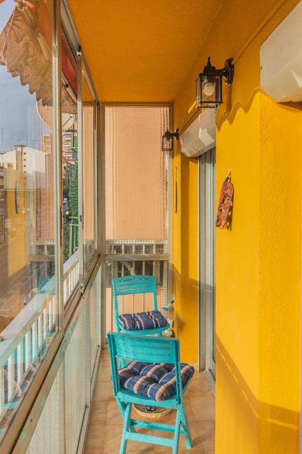 Apartmán 2Br Flat - Aircon - 5 Min Walk To Benidorm Beach Exteriér fotografie